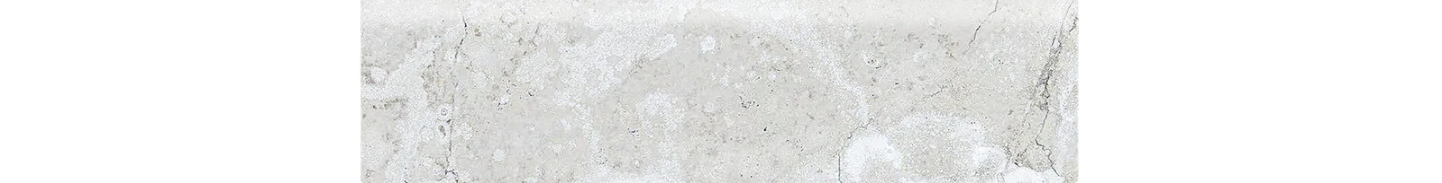 JF-10043 Creekside White Porcelain Bullnose · 3 × 12 in. — product material view