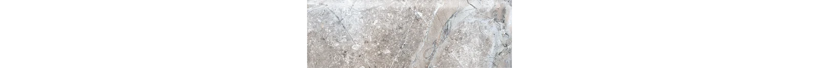 JF-10053 Fossilique Stone Crystal Gray Lappato / Polished Porcelain Bullnose · 4 × 12 in. — color and pattern reference; finish appearance not verified