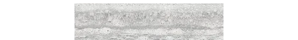 JF-10101 Travertino Gray Porcelain Bullnose Floor · 3 × 12 in. — product material view