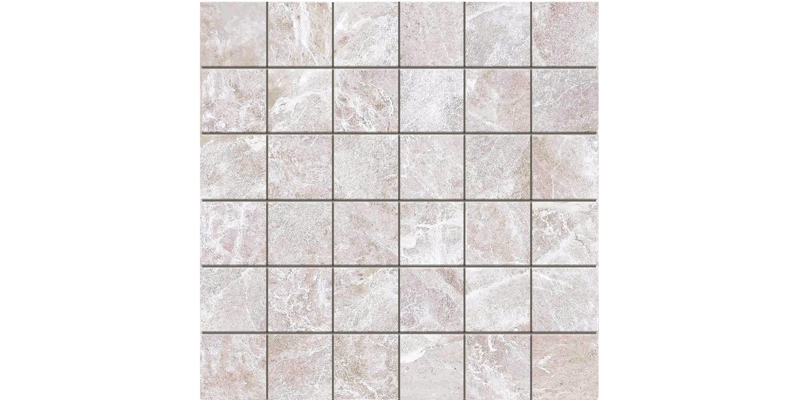 JF-10131 Meersburg Taupe 2x2 Porcelain Mosaic · 11.75 × 11.75 in. sheet — product material view