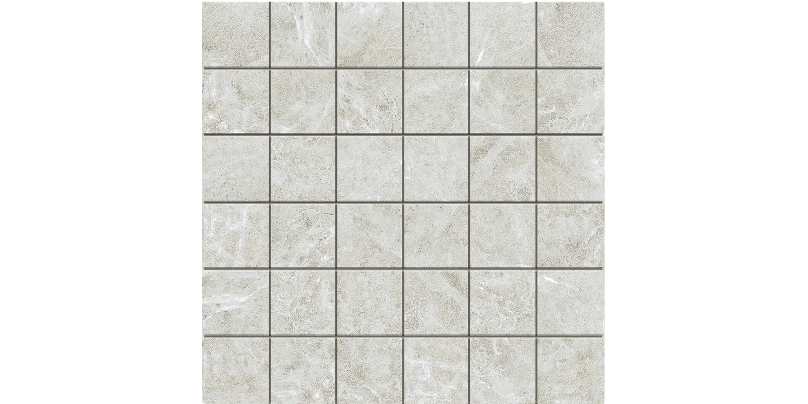 JF-10134 Meersburg White 2x2 Porcelain Mosaic · 11.75 × 11.75 in. sheet — product material view