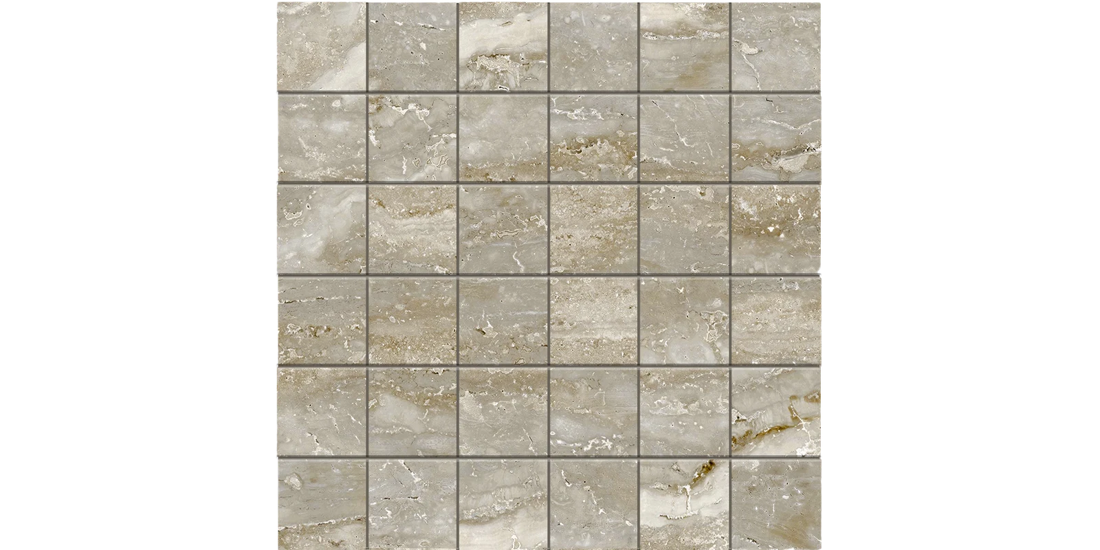 JF-10370 Limitless Beige 2x2 Porcelain Mosaic · 11.75 × 11.75 in. sheet — product material view