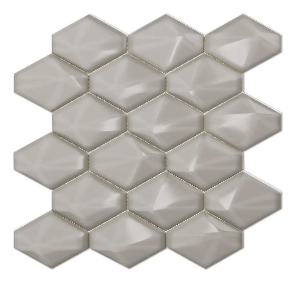 Diamondback Mosaic Light Gray sheet (ceramic)