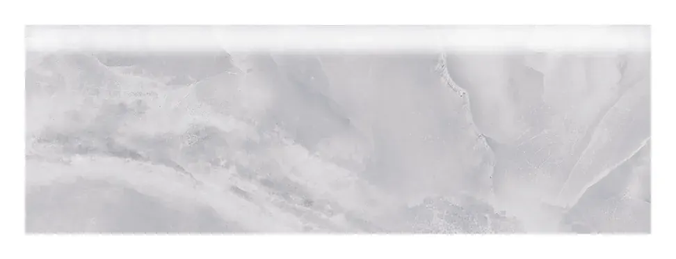 Sunrise Gray matte ceramic bullnose