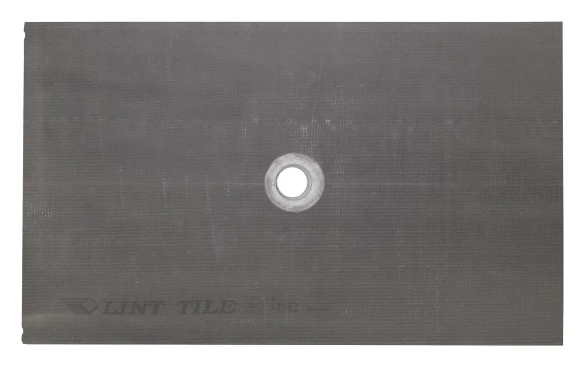 36 × 60 in. foam shower base with center drain