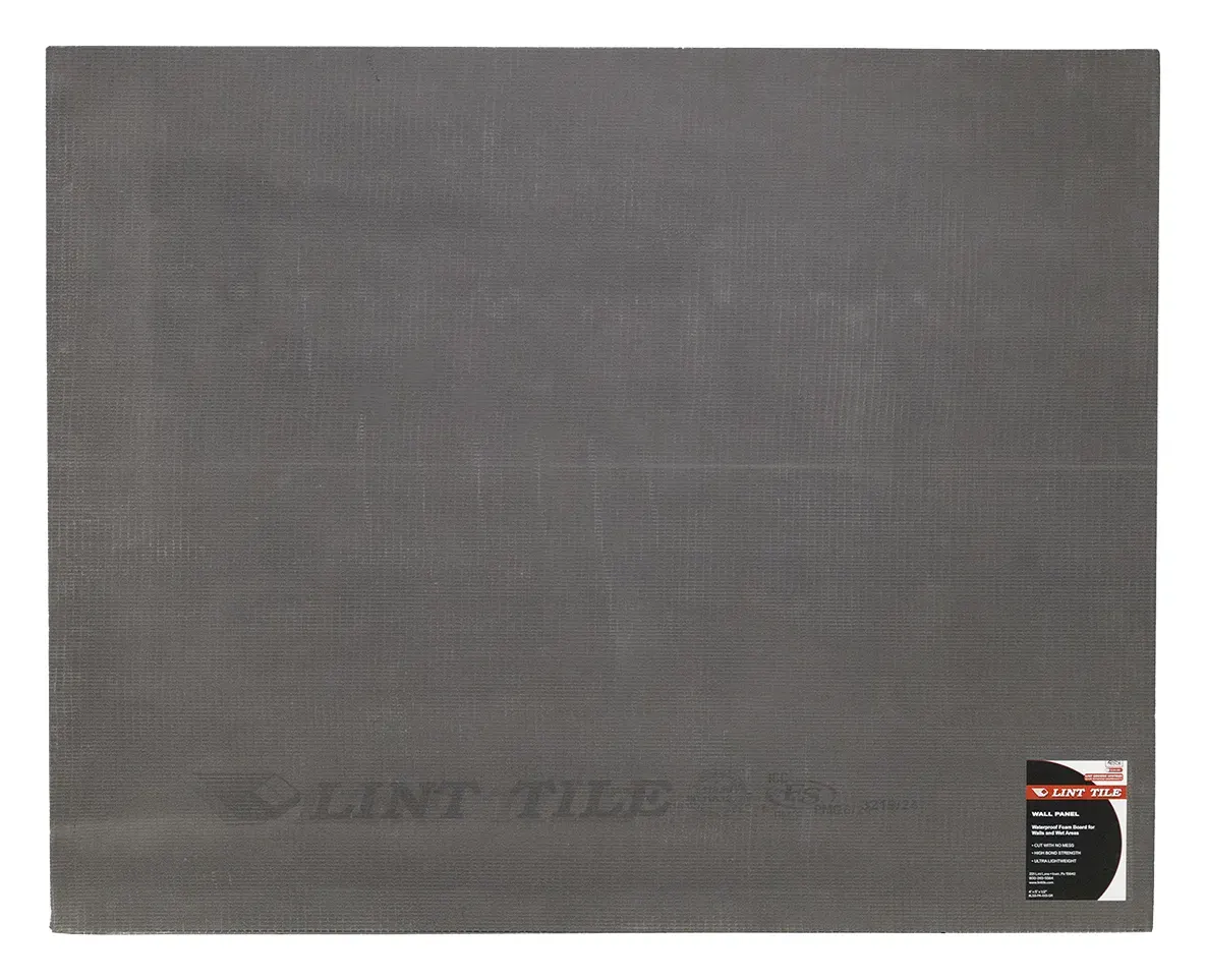 4 × 5 ft × 1/2 in. foam shower wall panel
