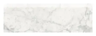 Earth Carrara Bullnose 4 × 12 in. porcelain trim piece