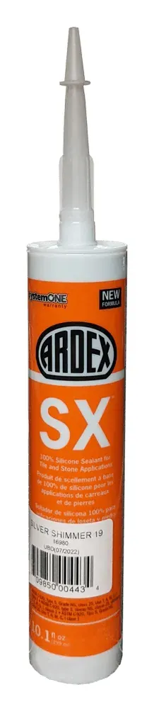 ARDEX SX 100% silicone sealant, 10.1 oz tube