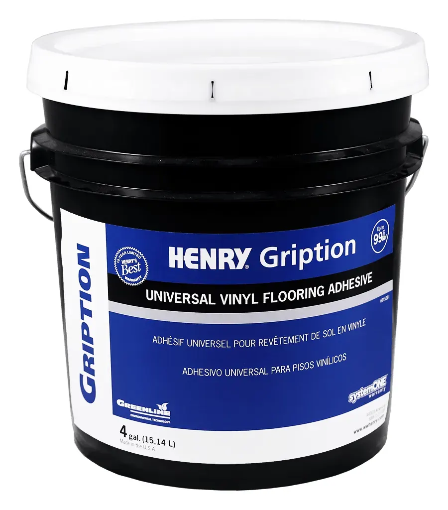 HENRY Gription universal vinyl flooring adhesive, 4 gal pail