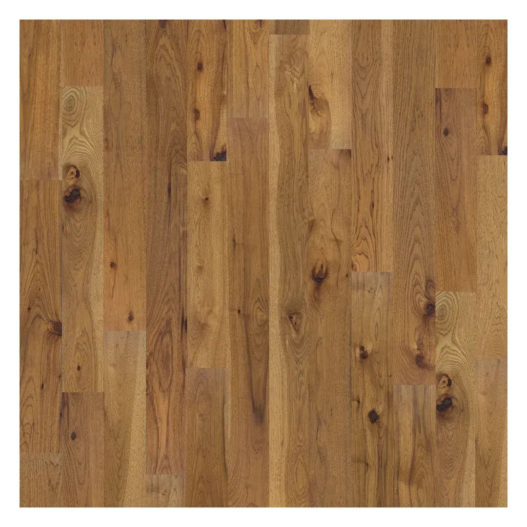 Sugarcane Hickory engineered hardwood, 7 3/8 in. wide