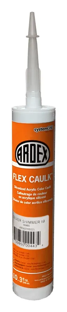 ARDEX FLEX CAULK siliconized acrylic color caulk, 10.3 oz tube