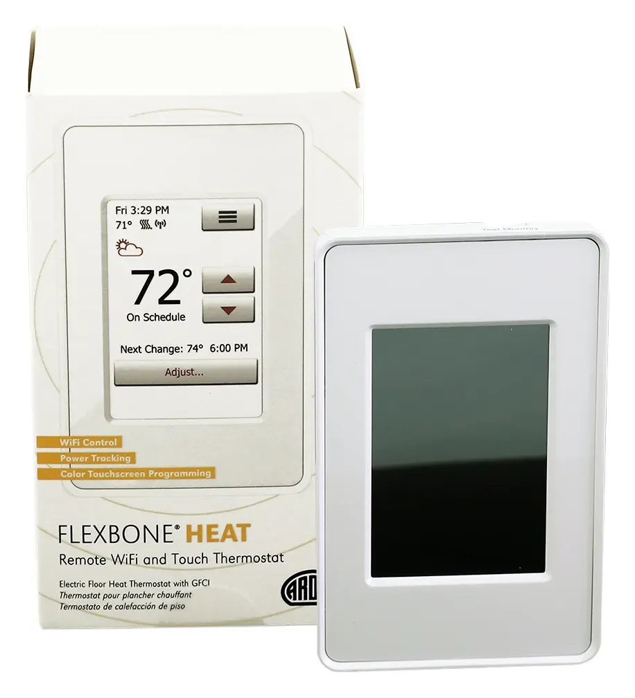 ARDEX FLEXBONE HEAT Wi-Fi touchscreen thermostat