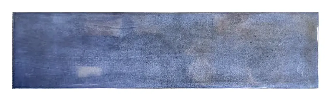 Watercolor Denim 4 × 16 in. glossy ceramic wall tile
