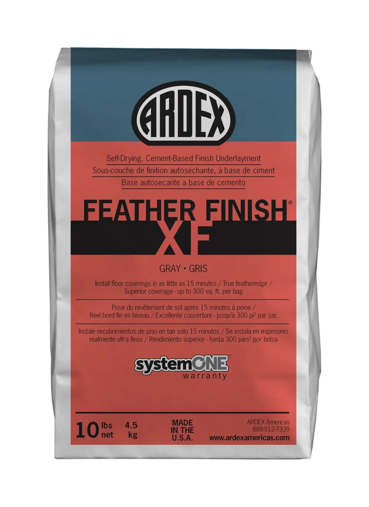 ARDEX Feather Finish XF self-drying underlayment, 10 lb bag