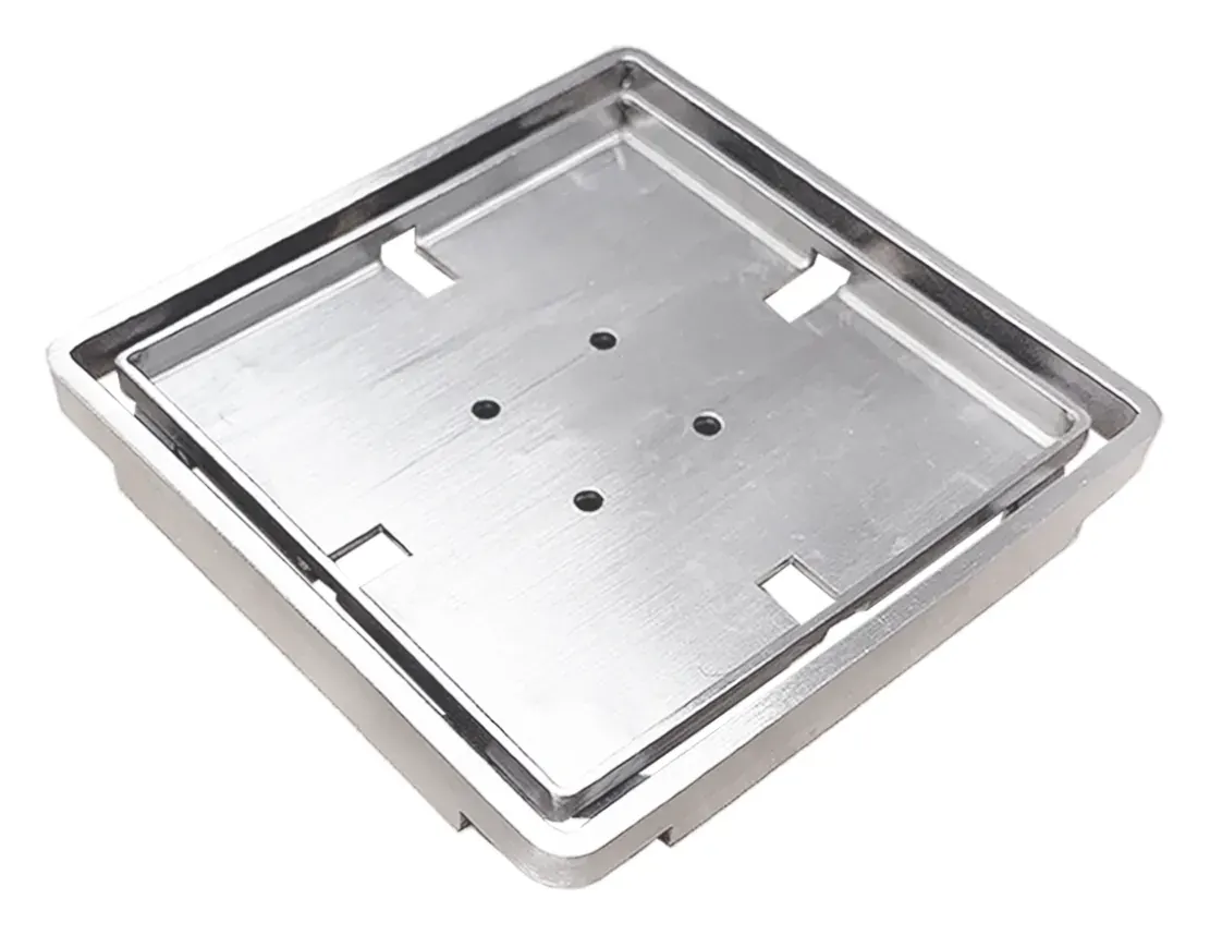 wedi Fundo tileable point drain cover for 1/4 in. tile