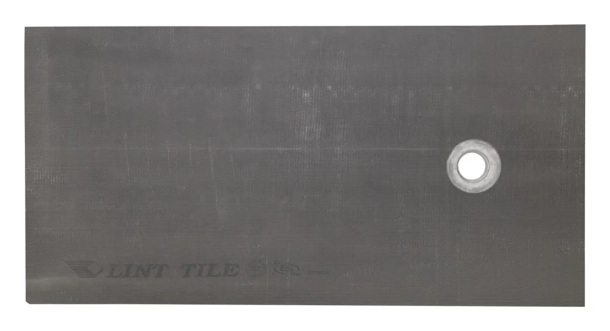 36 × 72 in. foam shower base with offset drain