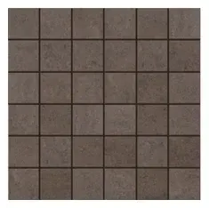 Lyon Moka 2 × 2 in. porcelain mosaic sheet