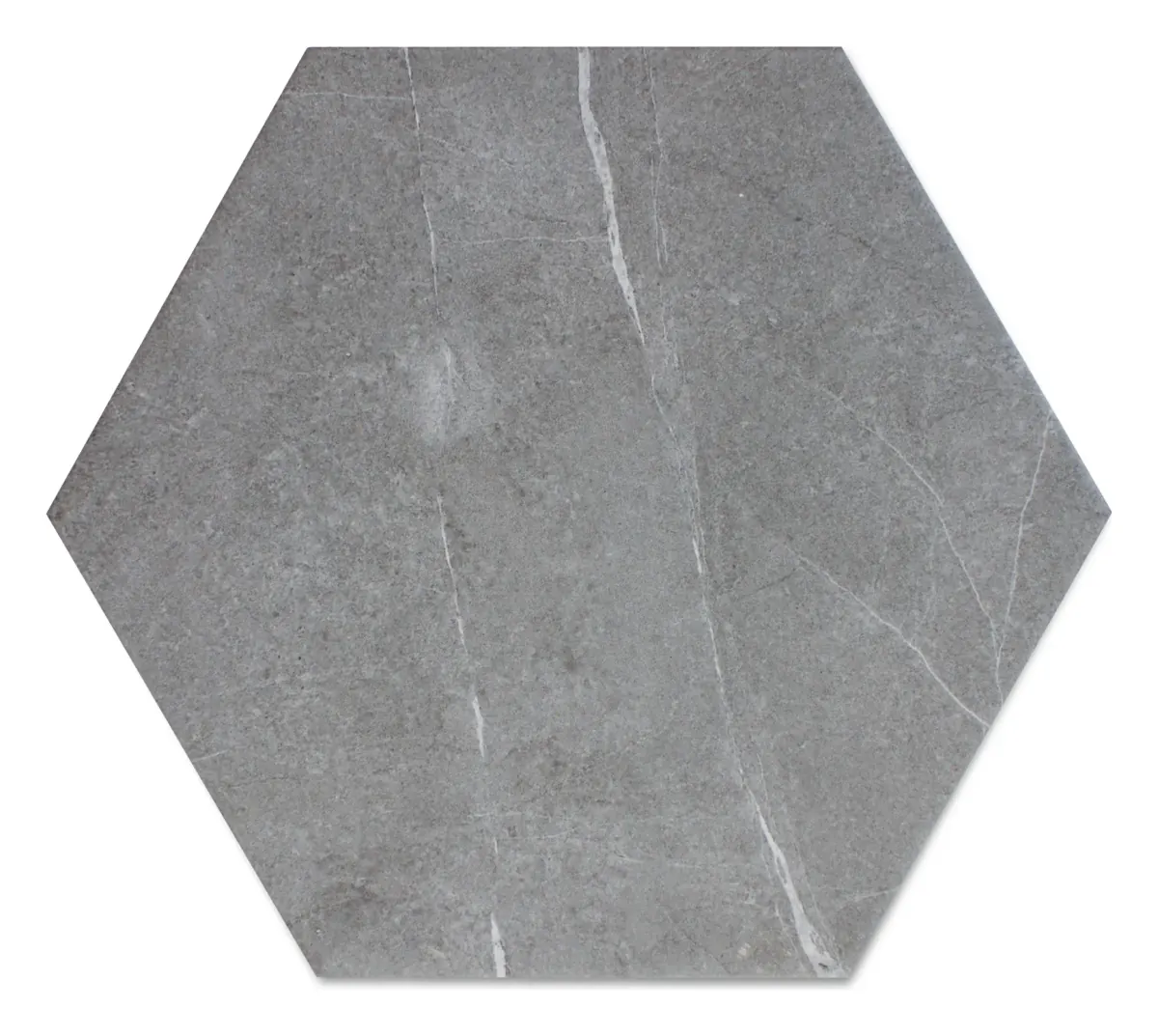 Imagine Stone Gris 8 × 9 in. porcelain hexagon tile
