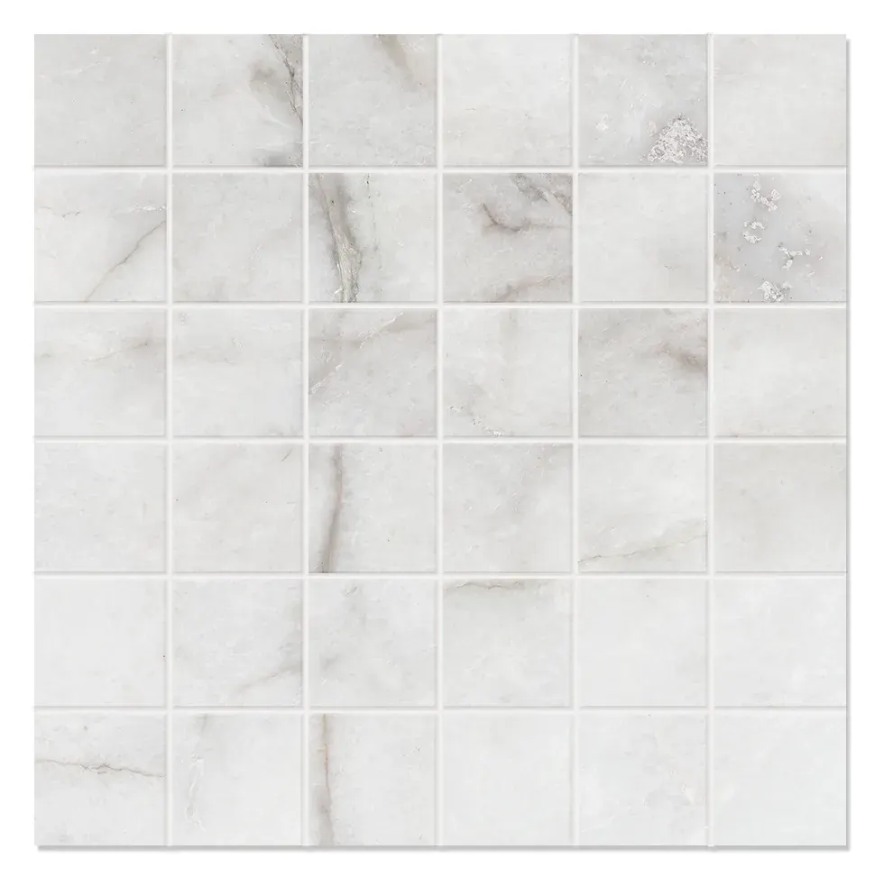 Blanc White Matte 2x2 Mosaic sheet (porcelain)