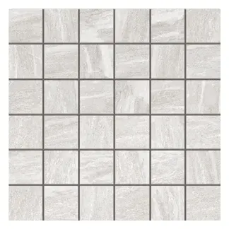 Safari Gris 2 × 2 in. porcelain mosaic sheet