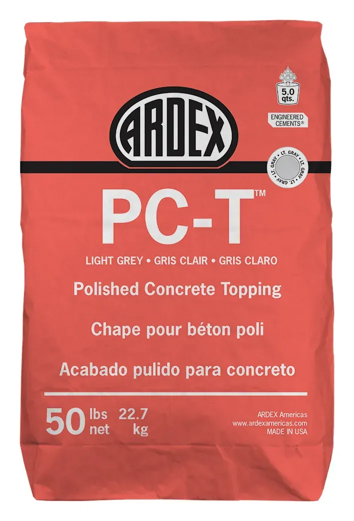 ARDEX PC-T polished concrete topping, light gray, 50 lb bag