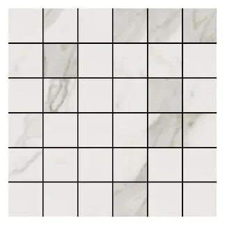 Earth Calacatta Gold 2x2 Mosaic sheet (porcelain)