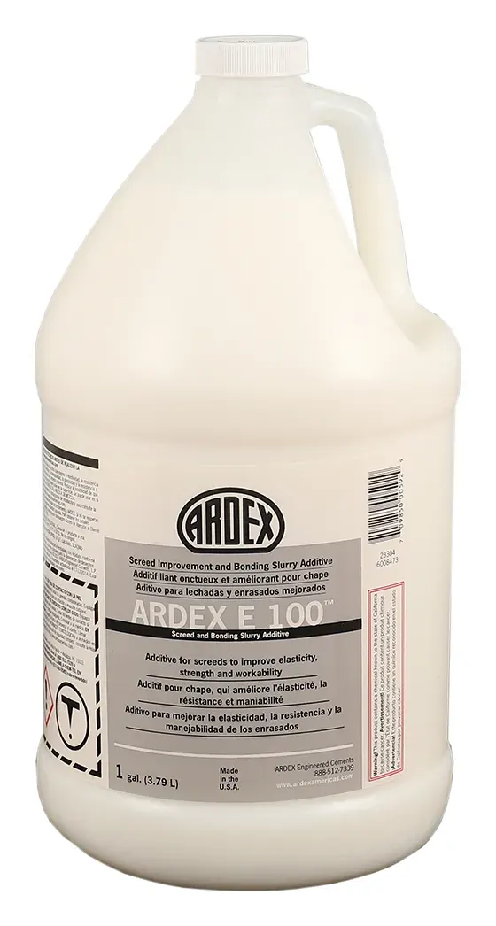 ARDEX E 100 screed improvement and bonding slurry additive, 1 gal bottle
