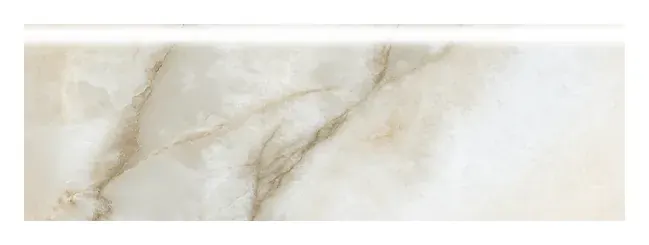 Onice Gold 4 × 12 in. bullnose trim