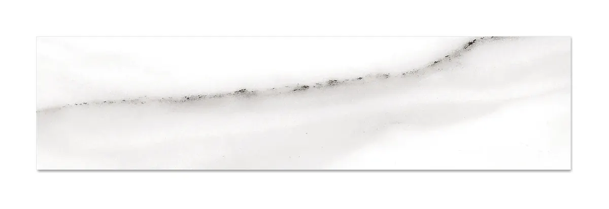 Imagine Calacatta White 3 × 12 in. bullnose trim