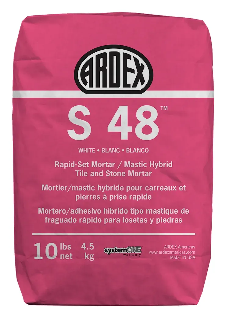 ARDEX S 48 rapid-set mortar/mastic hybrid, 10 lb package