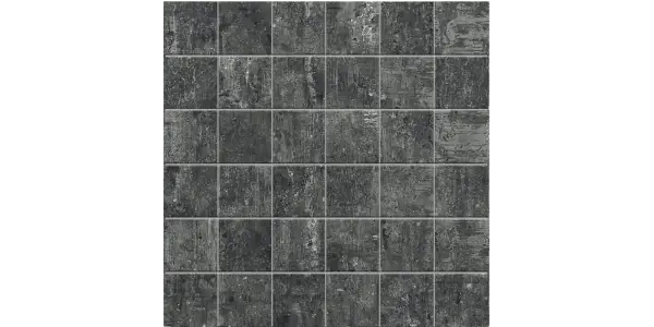JF-10087 Simply Concrete Dark Gray 2x2 Porcelain Mosaic · 11.75 × 11.75 in. sheet — product material view