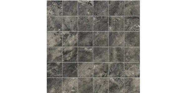 JF-10244 Old Rocks Black 2x2 Porcelain Mosaic · 11.75 × 11.75 in. sheet — product material view