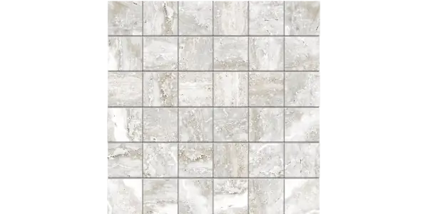 JF-10373 Limitless White 2x2 Porcelain Mosaic · 11.75 × 11.75 in. sheet — product material view