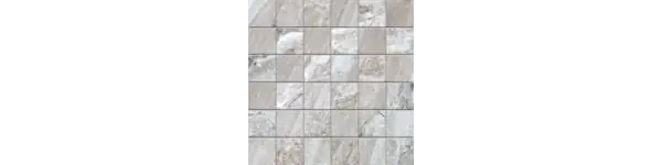 JF-10458 Fossilique Stone Crystal Gray 2x2 Lappato Porcelain Mosaic · 11.75 × 11.75 in. sheet — product material view