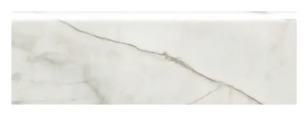 Eleppo Gold Bullnose 4 × 12 in. glazed porcelain trim piece