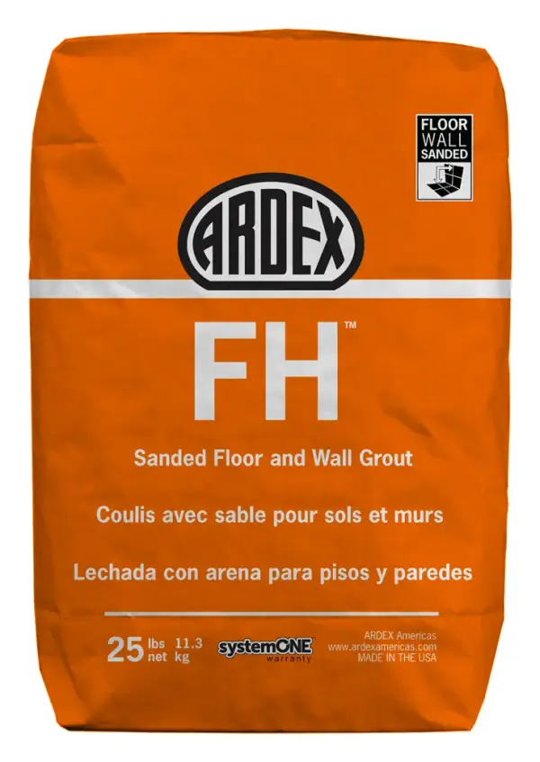 ARDEX FH sanded floor and wall grout, 25 lb bag