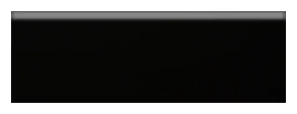 Ultra Black matte 4 × 12 in. porcelain bullnose
