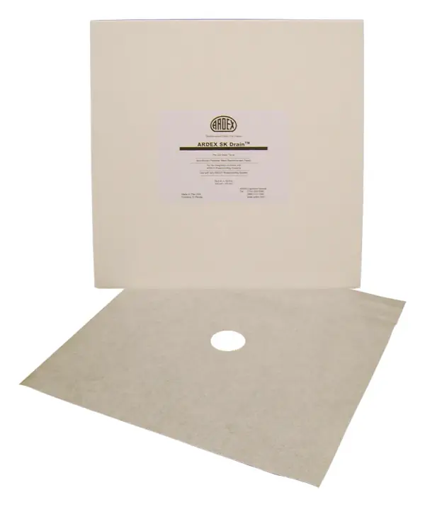 ARDEX SK DRAIN pre-cut drain tie-in fabric