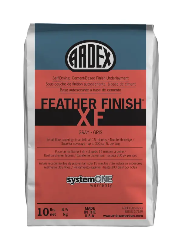 ARDEX Feather Finish XF self-drying underlayment, 10 lb bag