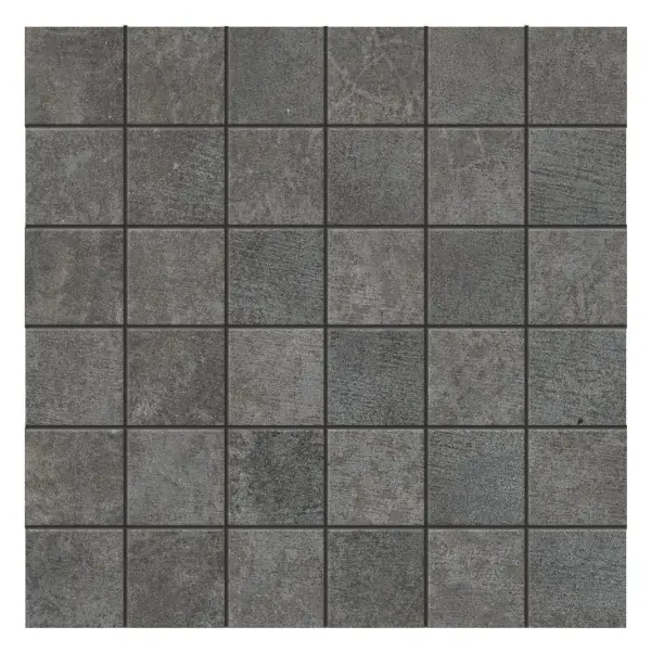 Cementelo Dark Gray Matte 2x2 Mosaic sheet (porcelain)