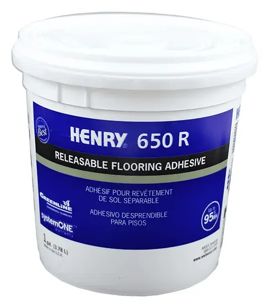 HENRY 650 R releasable flooring adhesive, 1 gal