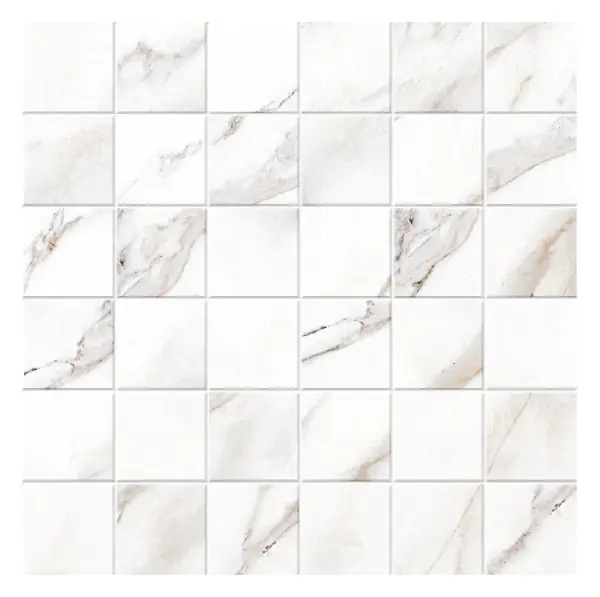 Oro Imperial Plus 2 × 2 in. ceramic mosaic sheet
