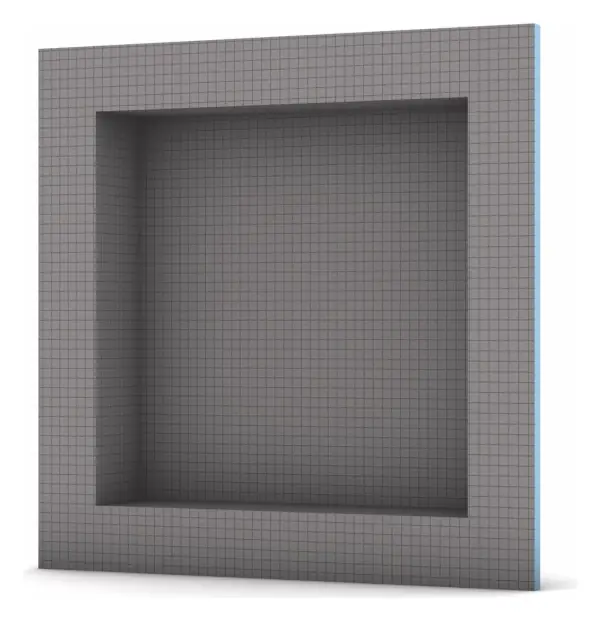 wedi shower niche 16 × 16 in.