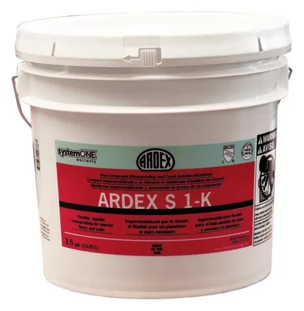 ARDEX S 1-K one-component waterproofing membrane pail