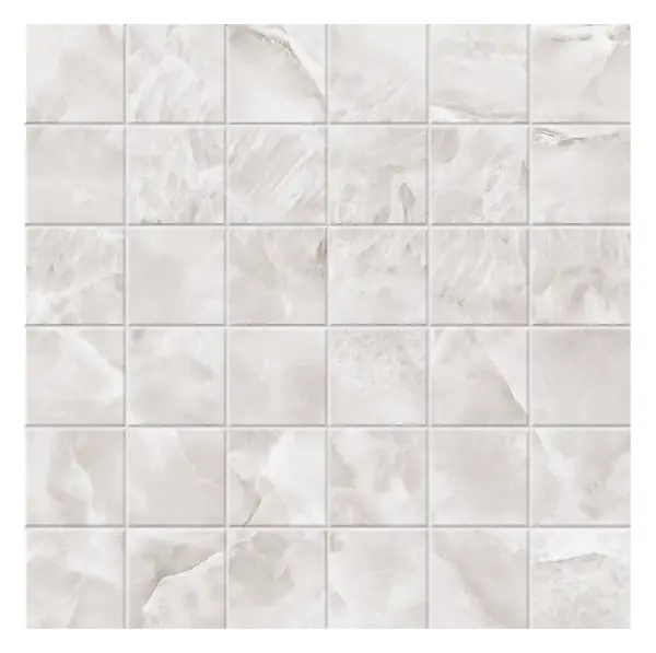 Sunrise Beige 2 × 2 in. ceramic mosaic sheet