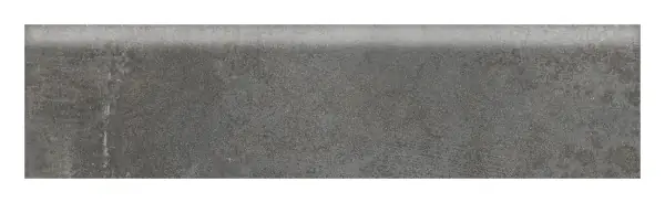 Cementelo Dark Gray Bullnose 4 × 16 in. porcelain trim piece
