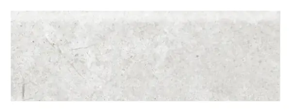 Biella Bianco Bullnose 4 × 12 in. porcelain trim piece