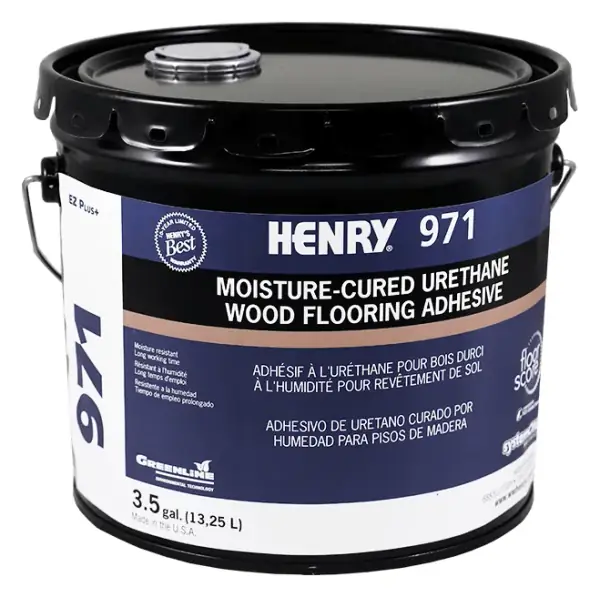 HENRY 971 EZ Plus+ moisture-cured urethane wood flooring adhesive pail
