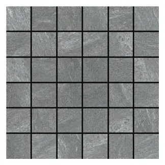 Safari Grafito 2 × 2 in. porcelain mosaic sheet