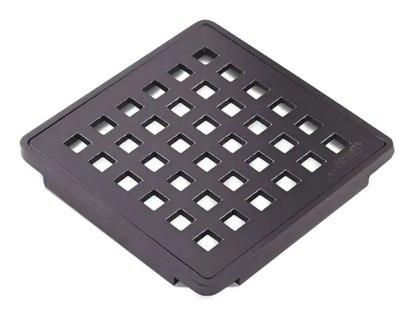 wedi Drain Cover Set 3 3/4 × 1/4 in. · Matte Black